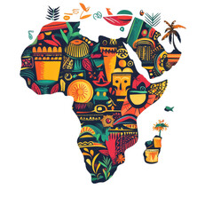 African Continent vibrant art colorful culture rich heritage