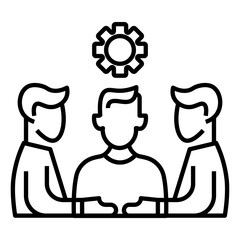 meeting vector icon