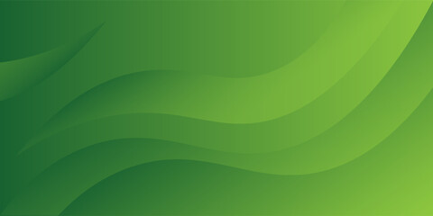 Abstract green wavy background. Vector EPS 10