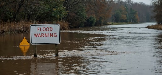 Flood Warning Sign