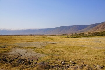 Ausblick aus dem Ngorongoro-Krater (Tansania)
