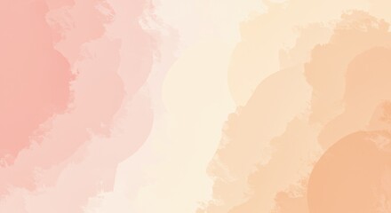 Obraz premium Delicate Watercolor Gradient Background With Peach And Beige Hues Perfect For Subtly Textured Backdrops, Abstract Artistic Design For Creative Projects With Various Colors And Textures For Artistic