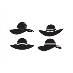 vector illustration of a retro hat