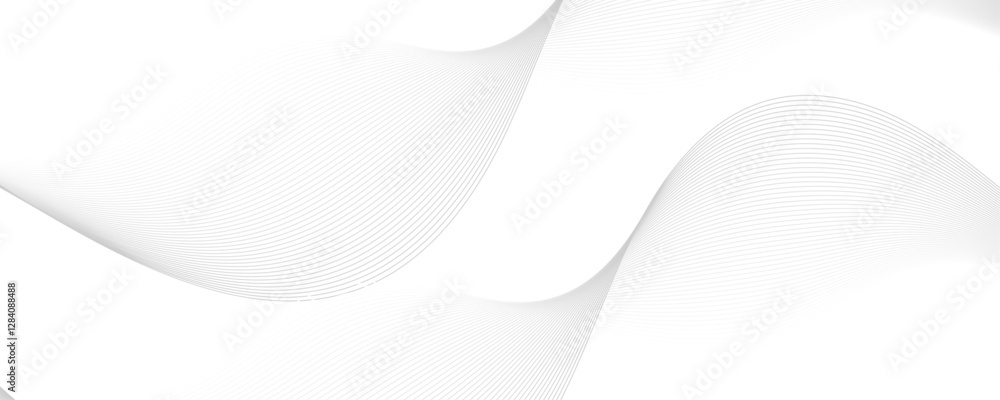 Poster white abstract vector background. abstract simple black white blend line wavy pattern. white and lig