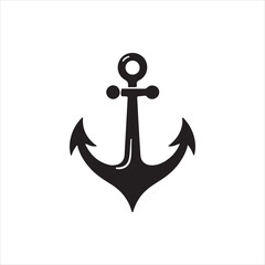 anchor on white background