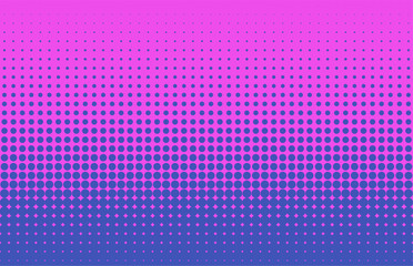 color gradation halftone background vector. Purple and blue