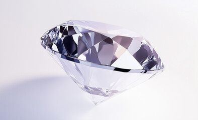 Diamond isolated on transparent background