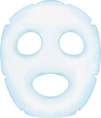 watercolor facial mask