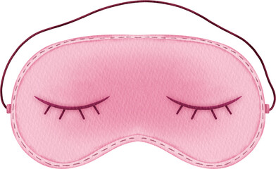 watercolor sleeping mask