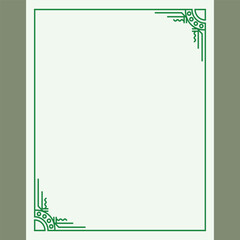 green frame design