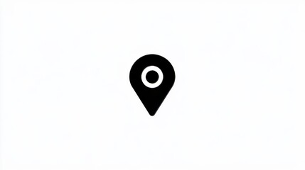 Easily customize this vector icon of a navigation tag. It's like a marker showing your location. The thin lines are easy to edit, and it's perfect for adding to your maps or navigation apps.