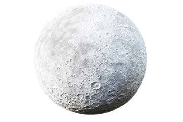 A close-up view of a giant, bright moon hanging low in the sky, with intricate lunar details such as ridges, craters, and plains, creating an awe-inspiring focal point.