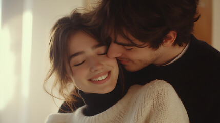 portrait of a young couple