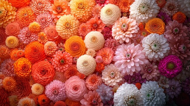 Vibrant flower arrangement botanical garden floral photography natural setting close-up beauty in nature