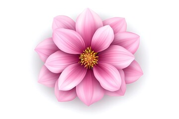 Fototapeta premium Close-up of a beautiful pink flower, perfect for spring design.