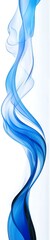 Fototapeta premium Abstract Blue Flowing Lines Design