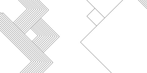 Abstract white black colors with lines pattern of modern geometric square. transparent material in triangle and squares shapes design. Modern lines pattern futuristic technology concept for cover, 