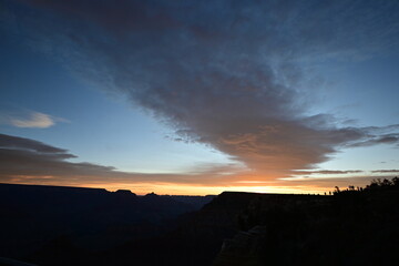 グランドキャニオンの日の出