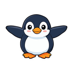 Obraz premium Penguin isolated on white background