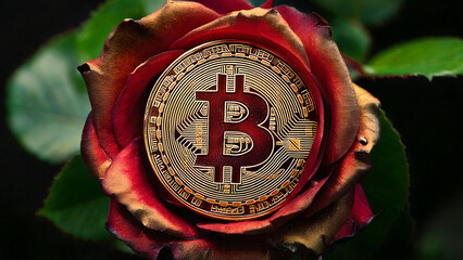 Kiss from a Bitcoin Rose