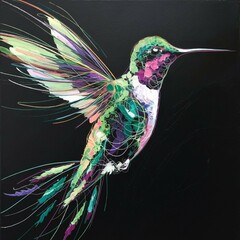 Fantasy christmas birds gift