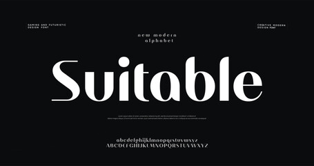 Creative modern technology alphabet fonts. Abstract typography urban sport, techno , fashion, digital, future creative logo font. vector illustration
