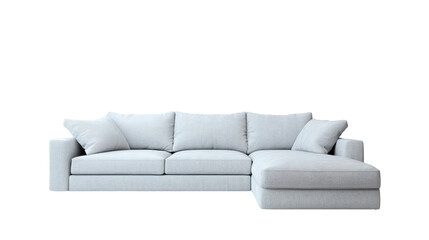 Obraz premium sofa isolated on white background