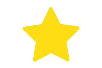 star vector logo. alone star.	