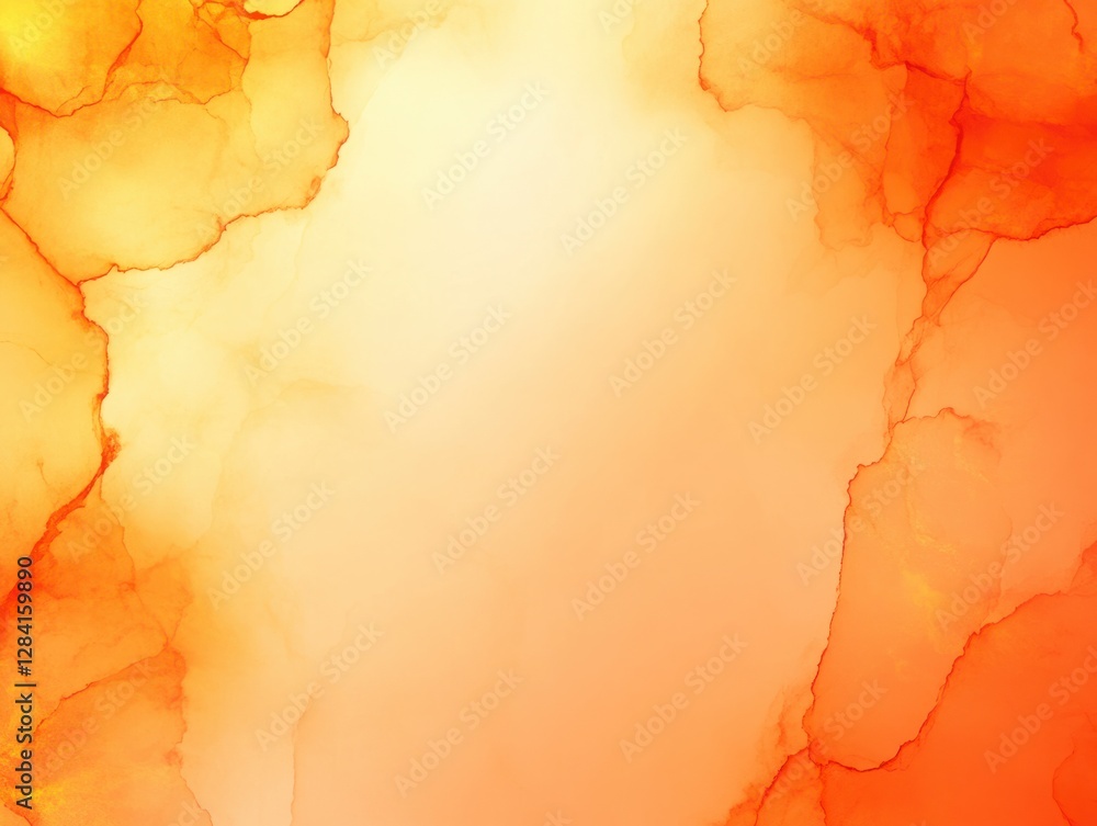 Poster vibrant orange and yellow abstract background with smooth transitions and fluid shapes for artistic 