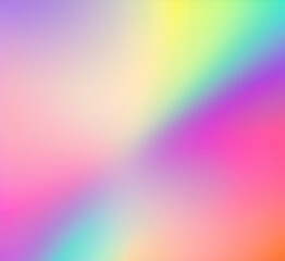 Obraz premium Neon gradient wave light in pink and blue tones on dark background creating futuristic and vibrant visuals for modern tech-inspired or artistic abstract.generative ai