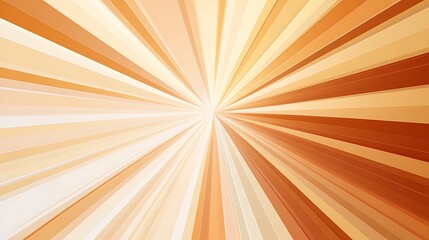 Obraz premium Warm-toned Radial Burst Digital Illustration AI Generated