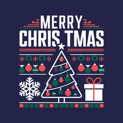 2d vector illustration colorful icon for Christmas items and decoration with gifts accessories