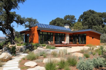 Stunning Solar Powered Contemporary Home Design in California