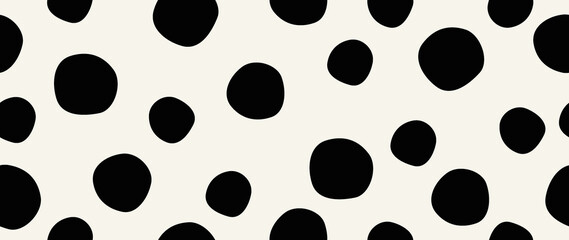 Flat background. Minimalist trendy abstract polka dot pattern. Perfect for screensaver, poster, card, invitation or home decor..