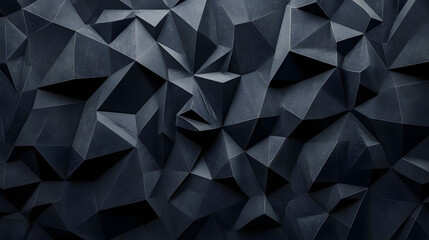Obraz premium Abstract Dark Gray Geometric Polygonal Texture
