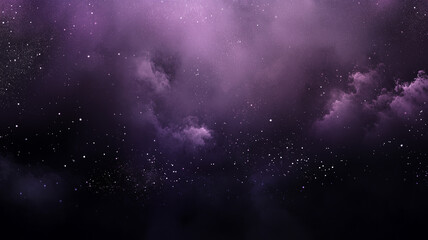 Naklejka premium A dramatic deep black and purple abstract background, softly illuminated with glittering highlights. A mysterious, celestial atmosphere with a luxurious and futuristic feel (2)