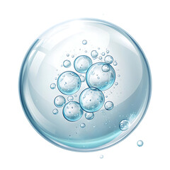 shinny essence liquid 3d bubbles
