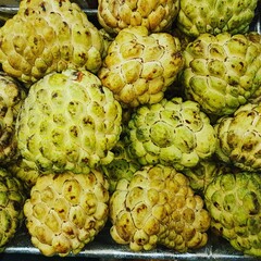 Custard Apples at a Market Stall in India