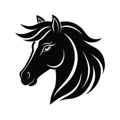 horse head silhouette