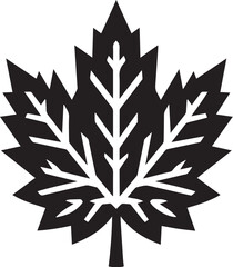 Fall Leaf silhouette vector