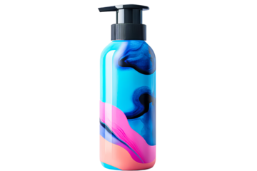 Modern artistic patterned bottle design