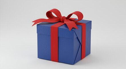 gift box with red ribbon