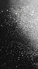 Shimmering black surface with sparkling texture