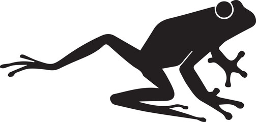  Frog silhouette vector EPS