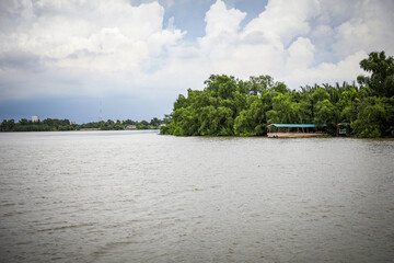 Chachoengsao, Thailand - August 28, 2024: Wat Sothon Wararam Worawihan is the place where 