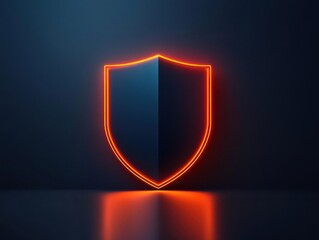 Abstract glowing shield dividing Treasury bonds from market risks, US Treasury Bonds, investment protection