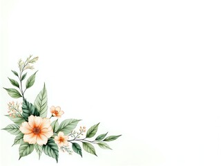 Obraz premium Delicate floral arrangement on a soft background