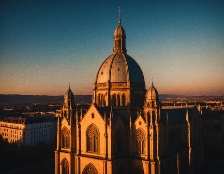 sunset in florence