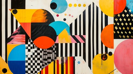 Dynamic Comic and Abstract Art Collection - Vivid Pop Art Designs for Creative Projects