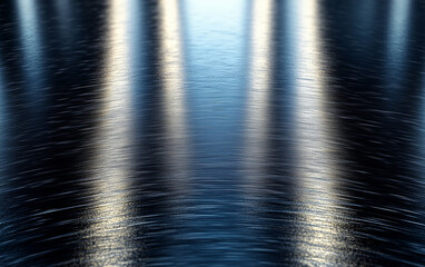 A close-up of the texture of stainless steel,  The background is a solid color with soft lighting that highlights details like delicate lines or fine textures. for use as a background.